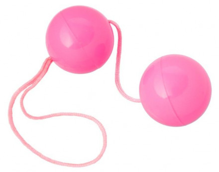 Розовые вагинальные шарики BI-BALLS 