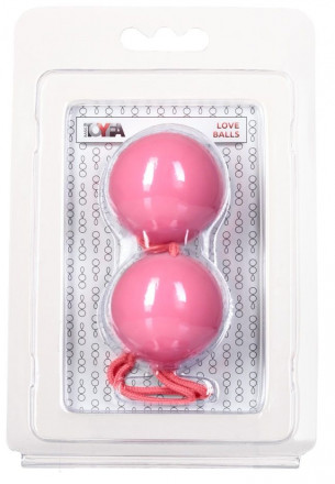 Розовые вагинальные шарики BI-BALLS 