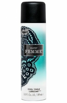 Возбуждающий гибридный лубрикант Wet Elite Femme Cool Tingle - 89 мл. 
