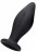 Черная анальная пробка Edgy Butt Plug - 11,4 см. 