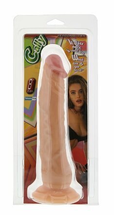 Реалистичный фаллоимитатор на присоске PERSONALITIES CALLY 8 FLESH DONG - 20,2 см. 