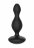 Чёрная анальная пробка с электростимуляцией E-Stimulation Vibrating Buttplug - 14 см. 