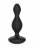 Чёрная анальная пробка с электростимуляцией E-Stimulation Vibrating Buttplug - 14 см. 