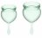 Набор зеленых менструальных чаш Feel good Menstrual Cup 