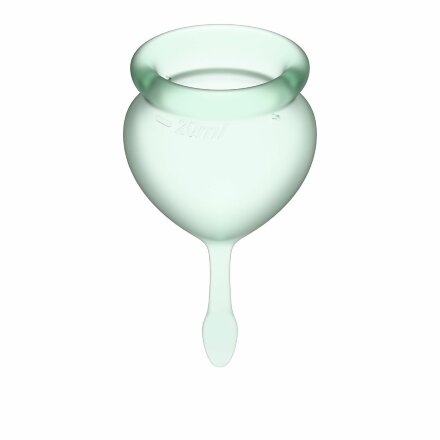 Набор зеленых менструальных чаш Feel good Menstrual Cup 