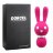 Розовый вибростимулятор-зайчик Dorcel - 16 см. 