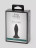 Черная анальная вибропробка Sensation Rechargeable Vibrating Butt Plug - 8,9 см. 