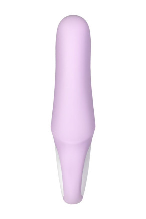 Сиреневый вибратор Satisfyer Vibes Charming Smile - 18,5 см. 