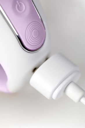 Сиреневый вибратор Satisfyer Vibes Charming Smile - 18,5 см. 
