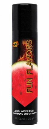 Разогревающий лубрикант Fun Flavors 4-in-1 Juicy Watermelon с ароматом арбуза - 30 мл. 