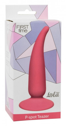 Розовая анальная пробка P-spot Teazer Pink - 12,2 см. 