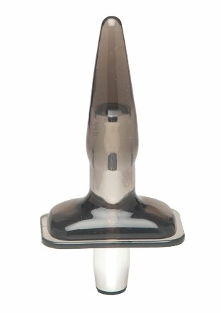 Дымчатая вибровтулка Purrfect Plug Smoke - 9,5 см. 