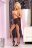 Комбинированные черные колготки-сетка NIGHT FLIGHT NET-FRONT HOSE 
