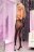 Комбинированные черные колготки-сетка NIGHT FLIGHT NET-FRONT HOSE 