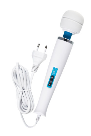 Белый вибромассажёр Magic Wand Europe - 31,5 см. 