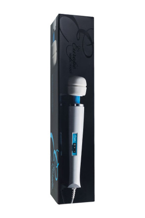 Белый вибромассажёр Magic Wand Europe - 31,5 см. 