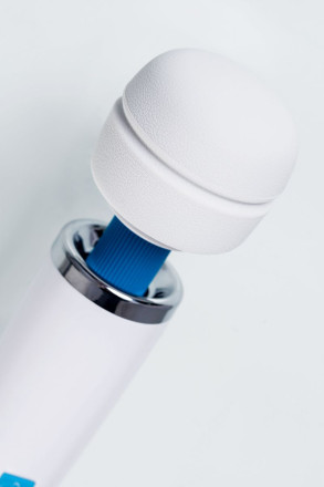 Белый вибромассажёр Magic Wand Europe - 31,5 см. 