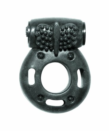 Черное эрекционное кольцо с вибрацией Rings Axle-pin 