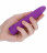 Фиолетовый вибратор 5.5  Vibrator Biodegradable - 14 см. 