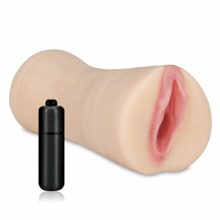 Мастурбатор-вагина с вибропулей VIBRATING PUSSY 
