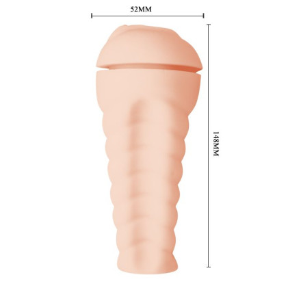 Телесный мастурбатор-вагина в колбе 30 Life-Like Vagina 