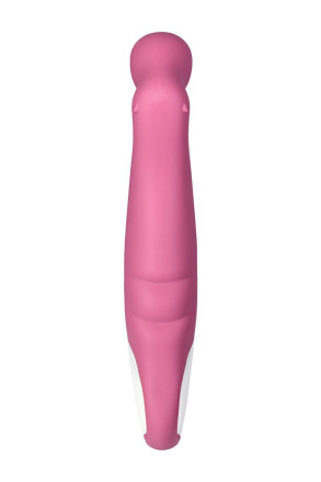 Вибратор Satisfyer Vibes Petting Hippo с загнутым кончиком - 22,9 см. 