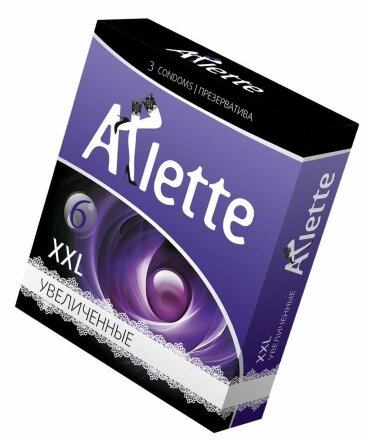 Презервативы Arlette XXL увеличенного размера - 3 шт. 