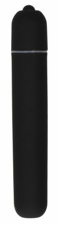 Черная вибропуля Bullet Vibrator Extra Long - 10,5 см. 