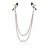 Зажимы на соски с цепочкой Tiered Nipple Clamps 