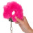 Металлические наручники с розовым мехом Ultra Fluffy Furry Cuffs 