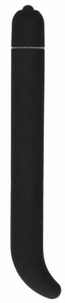Черный компактный вибростимулятор G-Spot Vibrator - 16 см. 