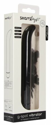Черный компактный вибростимулятор G-Spot Vibrator - 16 см. 