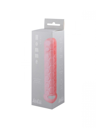 Розовый фаллоудлинитель Homme Long - 13,5 см. 