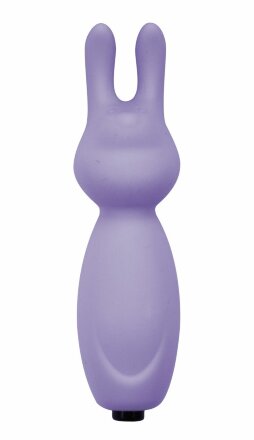 Фиолетовый мини-вибратор с ушками Emotions Funny Bunny Lavender 