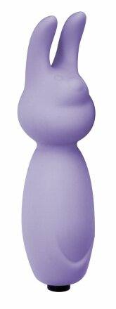 Фиолетовый мини-вибратор с ушками Emotions Funny Bunny Lavender 