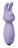 Фиолетовый мини-вибратор с ушками Emotions Funny Bunny Lavender 