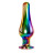 Радужная металлическая пробка Rainbow Metal Plug Large - 12,9 см. 
