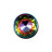 Радужная металлическая пробка Rainbow Metal Plug Large - 12,9 см. 