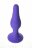 Фиолетовая анальная втулка Toyfa A-toys - 12,5 см. 