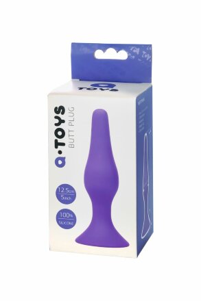 Фиолетовая анальная втулка Toyfa A-toys - 12,5 см. 