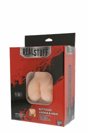 Мастурбатор с двумя любовными отверстиями REALSTUFF VAGINA AND ANUS 