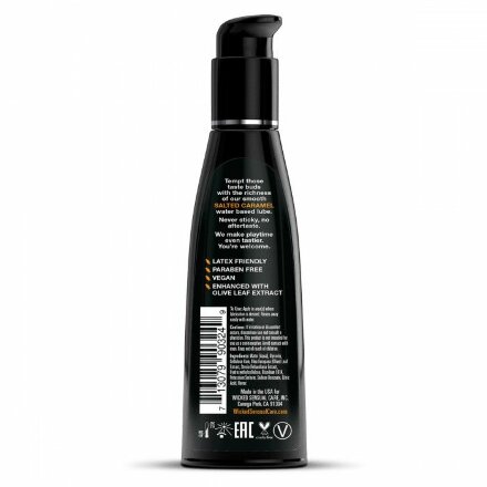 Лубрикант со вкусом соленой карамели Wicked Aqua Salted Caramel - 120 мл. 