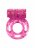 Розовое эрекционное кольцо с вибрацией Rings Axle-pin 