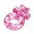 Розовое эрекционное виброкольцо на пенис Pink Bear 