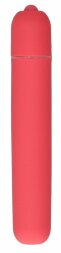 Розовая вибропуля Bullet Vibrator Extra Long - 10,5 см.