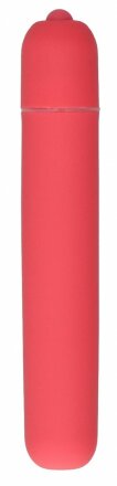 Розовая вибропуля Bullet Vibrator Extra Long - 10,5 см. 