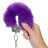 Металлические наручники с фиолетовым мехом Ultra Fluffy Furry Cuffs 