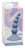 Голубая анальная пробка Ribbed Plug Blue - 10,5 см. 