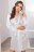 Халат с кружевом Lady in white 