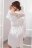 Халат с кружевом Lady in white 